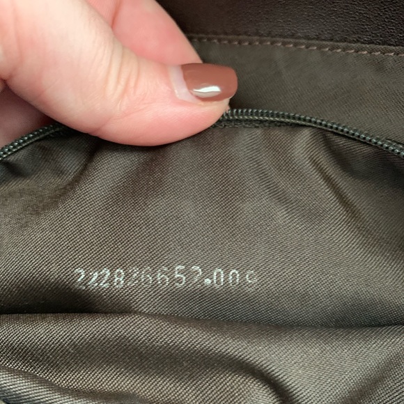 Fendi green and black stripe shoulder bag - Picture 4 of 6